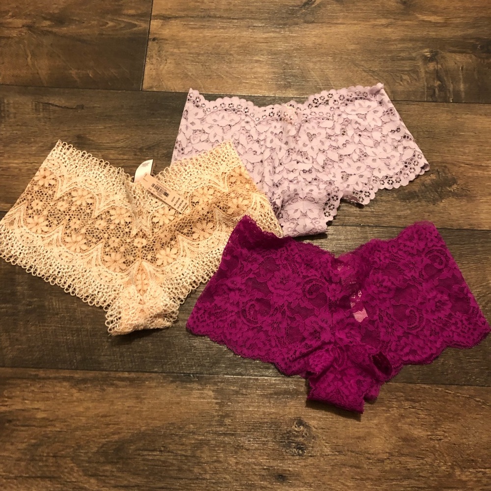 Victoria’s Secret Set Of 3 Extra Small Panties!